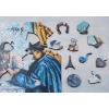 Drewniane puzzle A4 Paul Cezanne "Gracze w karty" 140 el.
